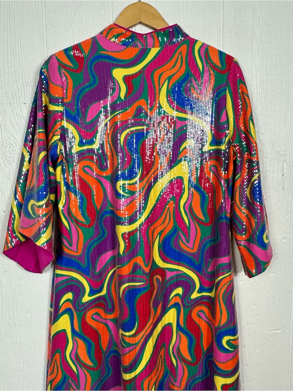 Alden Adair Multicolor Funky Swirl Wonderland Sequin Dress
Size Large - Picture 6 of 11